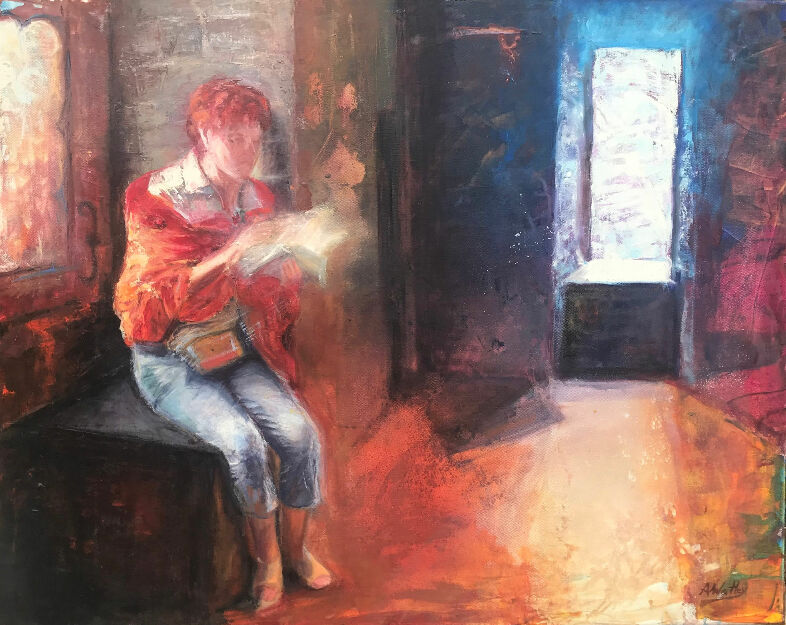 Descanso en visita turística