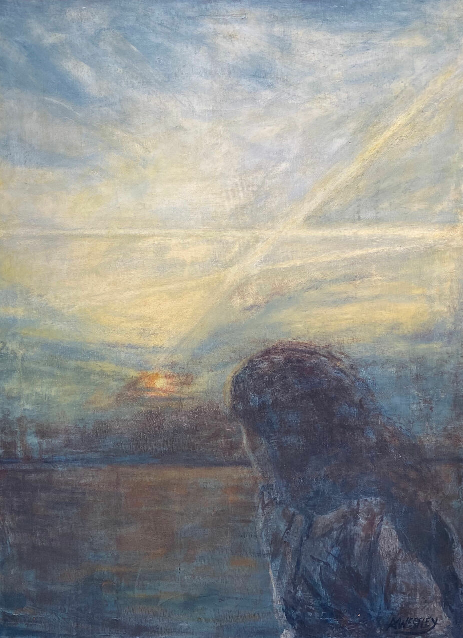 Amanecer sobre el mar